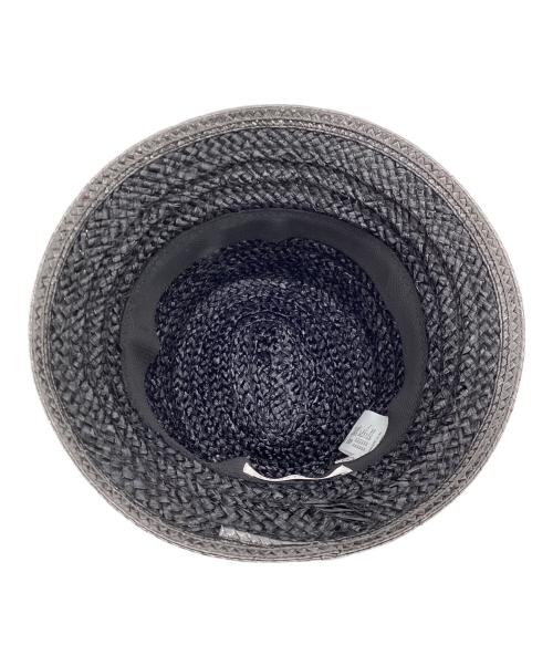kijima takayuki（キジマタカユキ）kijima takayuki (キジマタカユキ) RAFFIA BUCKET HAT ブラック サイズ:1の古着・服飾アイテム