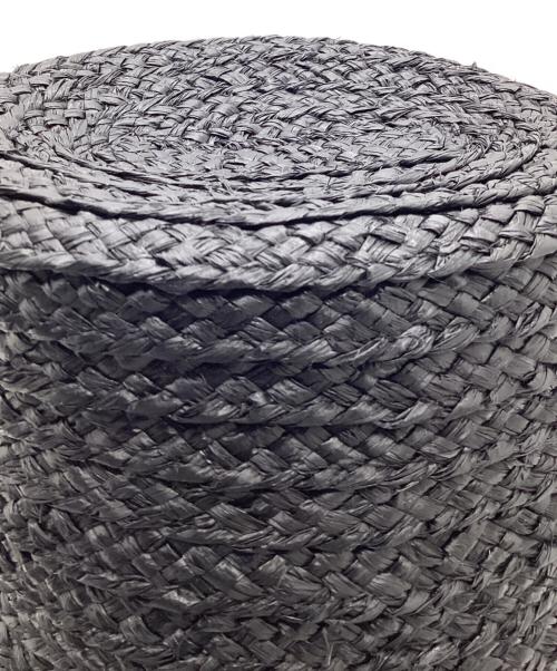 kijima takayuki（キジマタカユキ）kijima takayuki (キジマタカユキ) RAFFIA BUCKET HAT ブラック サイズ:1の古着・服飾アイテム