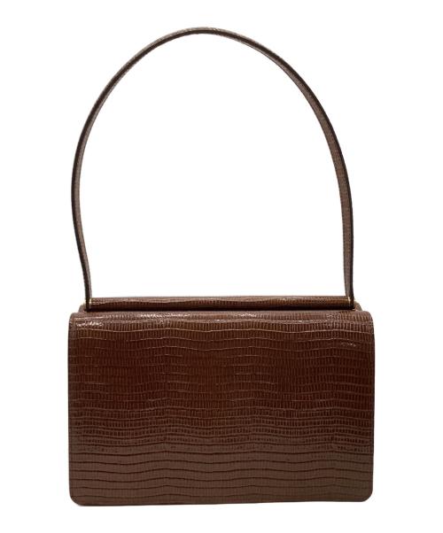 TOUT Y EST（トゥティエ）TOUT Y EST (トゥティエ) ハンドバッグ ブラウンの古着・服飾アイテム