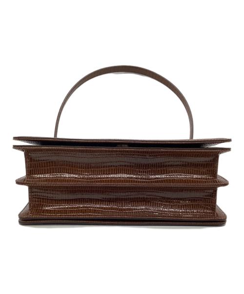 TOUT Y EST（トゥティエ）TOUT Y EST (トゥティエ) ハンドバッグ ブラウンの古着・服飾アイテム