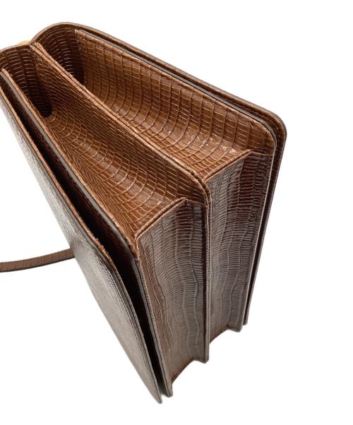 TOUT Y EST（トゥティエ）TOUT Y EST (トゥティエ) ハンドバッグ ブラウンの古着・服飾アイテム