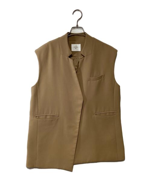 Ameri（アメリ）Ameri (アメリ) OTONA WRAP VEST ブラウン サイズ:Sの古着・服飾アイテム