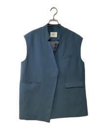Ameri（アメリ）の古着「OTONA WRAP VEST」｜ブルー