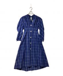 IRENE（アイレネ）の古着「長袖ワンピース」｜ブルー