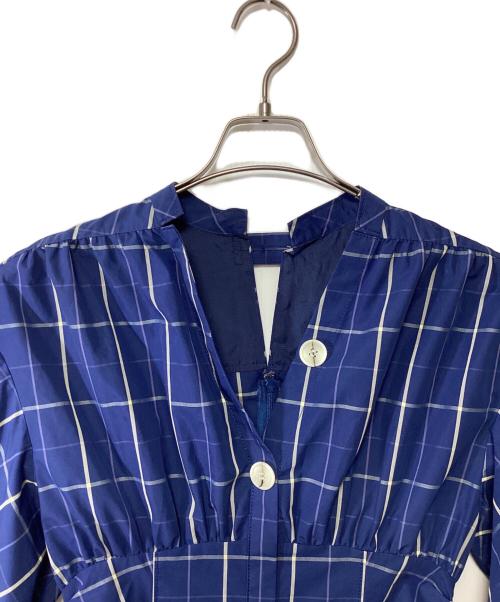 IRENE（アイレネ）IRENE (アイレネ) 長袖ワンピース ブルー サイズ:36の古着・服飾アイテム