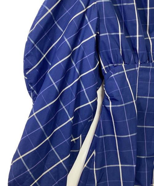 IRENE（アイレネ）IRENE (アイレネ) 長袖ワンピース ブルー サイズ:36の古着・服飾アイテム