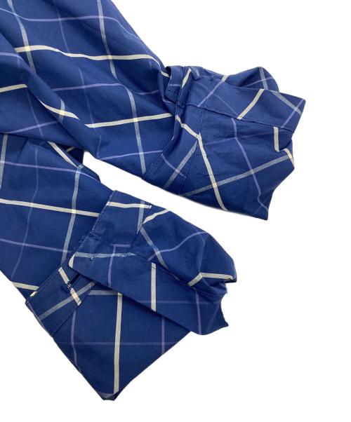 IRENE（アイレネ）IRENE (アイレネ) 長袖ワンピース ブルー サイズ:36の古着・服飾アイテム