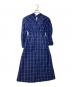 IRENE (アイレネ) 長袖ワンピース ブルー サイズ:36：5000円