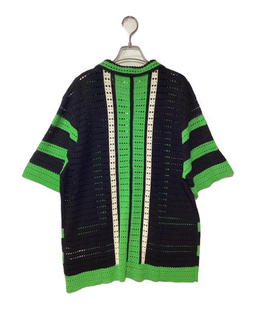 SYUMAN.（シュウマン）SYUMAN. (シュウマン) 半袖シャツ ブラック×グリーン サイズ:F 未使用品の古着・服飾アイテム