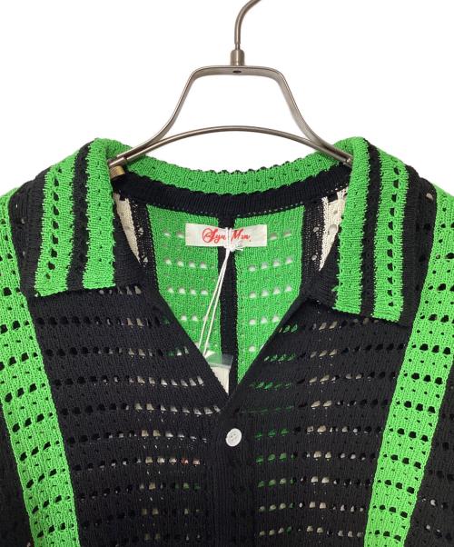 SYUMAN.（シュウマン）SYUMAN. (シュウマン) 半袖シャツ ブラック×グリーン サイズ:F 未使用品の古着・服飾アイテム