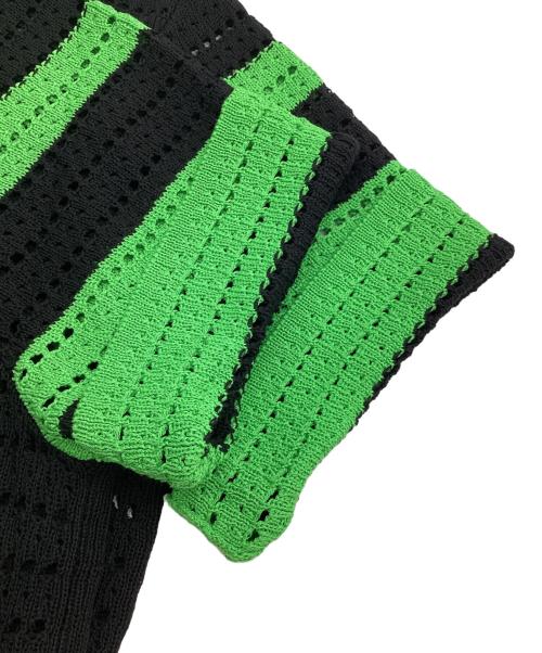 SYUMAN.（シュウマン）SYUMAN. (シュウマン) 半袖シャツ ブラック×グリーン サイズ:F 未使用品の古着・服飾アイテム