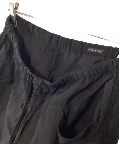 COMOLI（コモリ）COMOLI (コモリ) オックス ドローストリング パンツ ブラック サイズ:2の古着・服飾アイテム