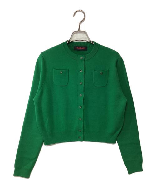 CABAN（キャバン）CABAN (キャバン) 薄手カーディガン グリーン サイズ:XSの古着・服飾アイテム