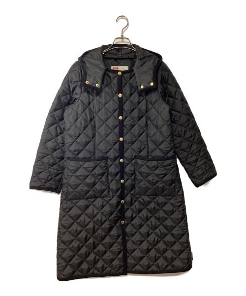 Traditional Weatherwear（トラディショナルウェザーウェア）Traditional Weatherwear (トラディショナルウェザーウェア) キルティングコート ブラック サイズ:36の古着・服飾アイテム