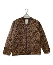 JOHNBULL（ジョンブル）の古着「キルティングジップジャケット」｜ベージュ