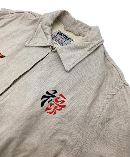 HOUSTON（ヒューストン）HOUSTON (ヒューストン) ベトジャン ベージュ サイズ:LARGEの古着・服飾アイテム