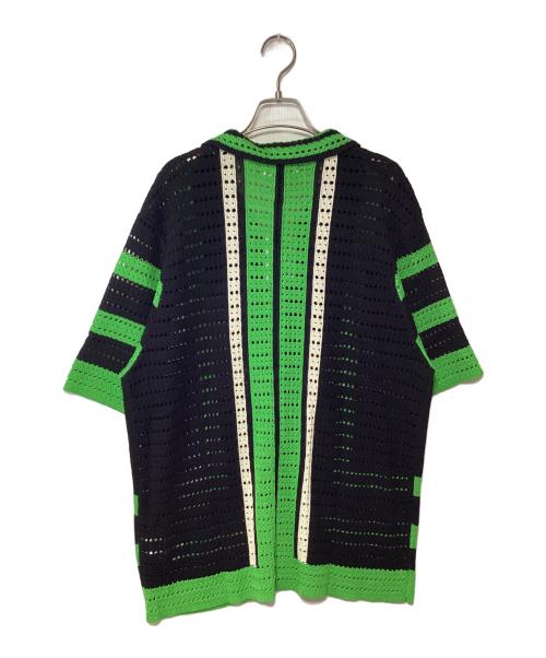 SYUMAN.（シュウマン）SYUMAN. (シュウマン) 半袖シャツ ブラック×グリーン サイズ:F 未使用品の古着・服飾アイテム