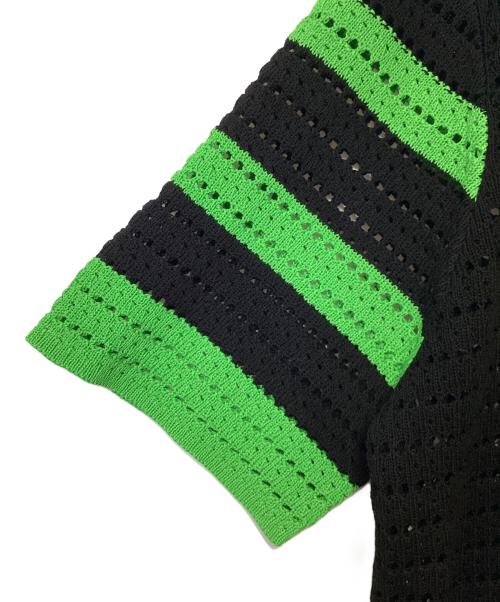 SYUMAN.（シュウマン）SYUMAN. (シュウマン) 半袖シャツ ブラック×グリーン サイズ:F 未使用品の古着・服飾アイテム