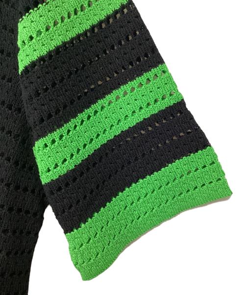 SYUMAN.（シュウマン）SYUMAN. (シュウマン) 半袖シャツ ブラック×グリーン サイズ:F 未使用品の古着・服飾アイテム