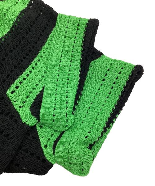 SYUMAN.（シュウマン）SYUMAN. (シュウマン) 半袖シャツ ブラック×グリーン サイズ:F 未使用品の古着・服飾アイテム