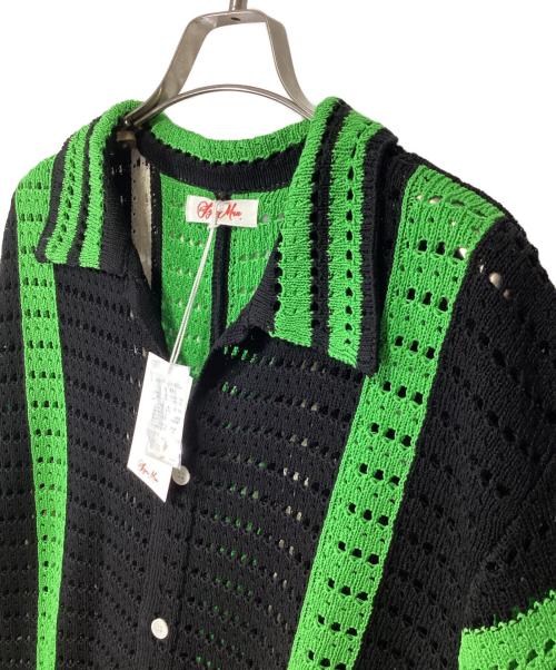 SYUMAN.（シュウマン）SYUMAN. (シュウマン) 半袖シャツ ブラック×グリーン サイズ:F 未使用品の古着・服飾アイテム