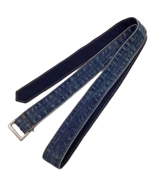 sacai（サカイ）sacai (サカイ) ドッキングデニムパンツ インディゴ×ネイビー サイズ:2の古着・服飾アイテム