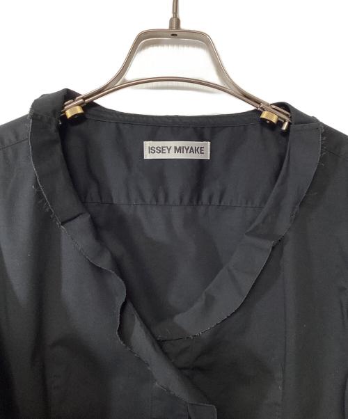 ISSEY MIYAKE（イッセイミヤケ）ISSEY MIYAKE (イッセイミヤケ) 変形ブラウス ブラック サイズ:2の古着・服飾アイテム