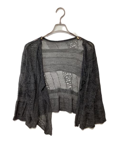 ISSEY MIYAKE（イッセイミヤケ）ISSEY MIYAKE (イッセイミヤケ) 薄手カーディガン グレー サイズ:2の古着・服飾アイテム