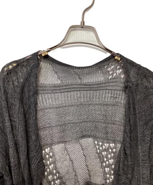 ISSEY MIYAKE（イッセイミヤケ）ISSEY MIYAKE (イッセイミヤケ) 薄手カーディガン グレー サイズ:2の古着・服飾アイテム
