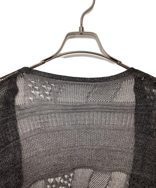 ISSEY MIYAKE（イッセイミヤケ）ISSEY MIYAKE (イッセイミヤケ) 薄手カーディガン グレー サイズ:2の古着・服飾アイテム