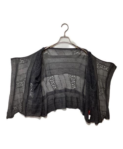 ISSEY MIYAKE（イッセイミヤケ）ISSEY MIYAKE (イッセイミヤケ) 薄手カーディガン グレー サイズ:2の古着・服飾アイテム