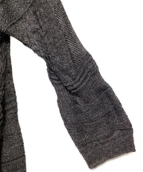 ISSEY MIYAKE（イッセイミヤケ）ISSEY MIYAKE (イッセイミヤケ) 薄手カーディガン グレー サイズ:2の古着・服飾アイテム