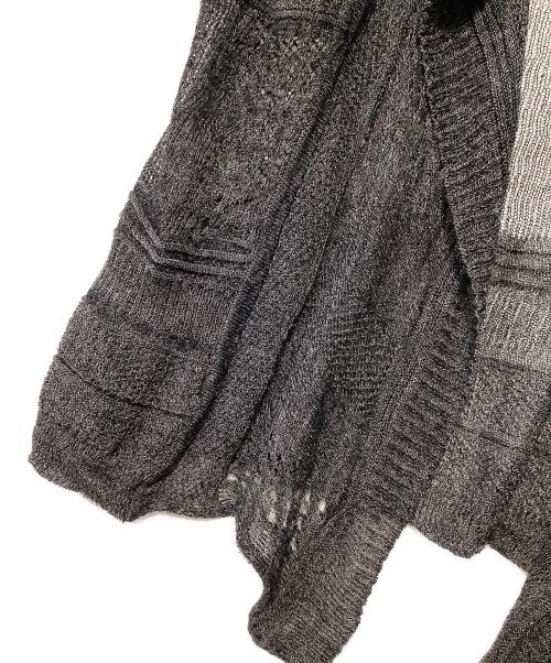 ISSEY MIYAKE（イッセイミヤケ）ISSEY MIYAKE (イッセイミヤケ) 薄手カーディガン グレー サイズ:2の古着・服飾アイテム
