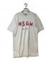 MSGM（エムエスジーエム）の古着「カットソーチュニック」｜ホワイト