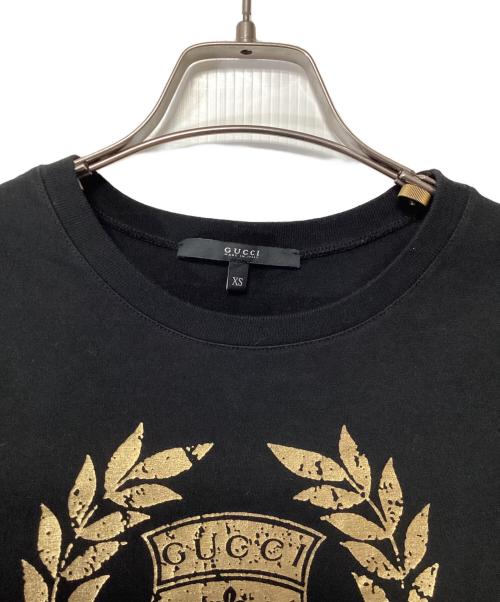 GUCCI（グッチ）GUCCI (グッチ) 半袖カットソー ブラック サイズ:XSの古着・服飾アイテム