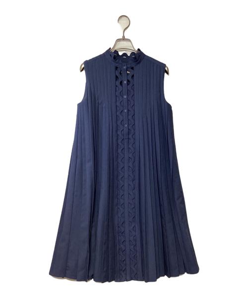 CELFORD（セルフォード）CELFORD (セルフォード) ノースリーブ・キャミソールワンピース ブルー サイズ:36の古着・服飾アイテム