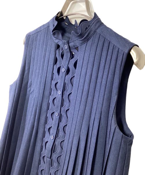 CELFORD（セルフォード）CELFORD (セルフォード) ノースリーブ・キャミソールワンピース ブルー サイズ:36の古着・服飾アイテム