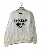 G-STAR RAWジースターロゥ）の古着「Unisex Foxy Boxy Sweater」｜ホワイト