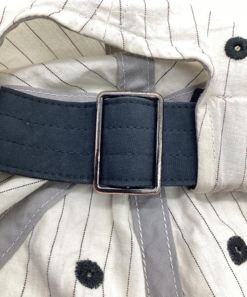 RAJABROOKE（ラジャブルック）RAJABROOKE (ラジャブルック) キャップ アイボリー×グレーの古着・服飾アイテム