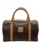 CELINEセリーヌ）の古着「ミニボストンバッグ　OLD CELINE」｜ブラウン×ベージュ