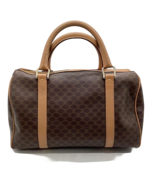 CELINE（セリーヌ）CELINE (セリーヌ) ミニボストンバッグ　OLD CELINE ブラウン×ベージュの古着・服飾アイテム