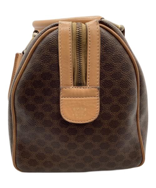 CELINE（セリーヌ）CELINE (セリーヌ) ミニボストンバッグ　OLD CELINE ブラウン×ベージュの古着・服飾アイテム