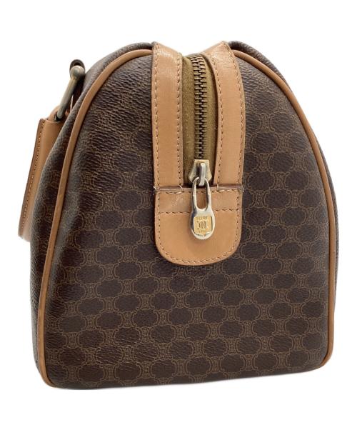 CELINE（セリーヌ）CELINE (セリーヌ) ミニボストンバッグ　OLD CELINE ブラウン×ベージュの古着・服飾アイテム