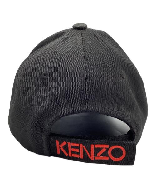 KENZO（ケンゾー）KENZO (ケンゾー) キャップ ブラック×レッドの古着・服飾アイテム