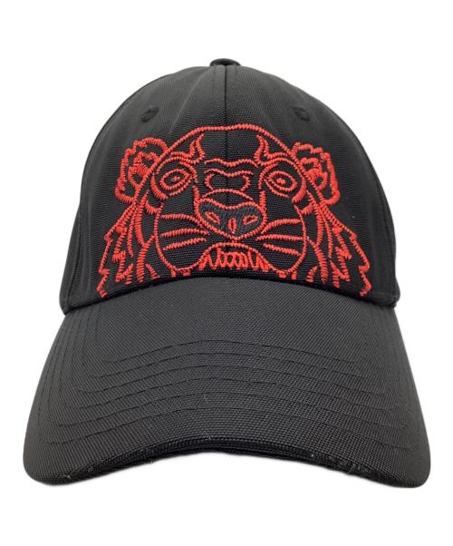 KENZO（ケンゾー）KENZO (ケンゾー) キャップ ブラック×レッドの古着・服飾アイテム