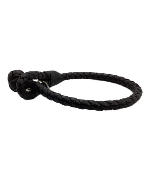 BOTTEGA VENETA（ボッテガベネタ）BOTTEGA VENETA (ボッテガベネタ) レザーブレスレット ブラウンの古着・服飾アイテム