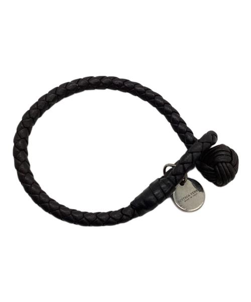 BOTTEGA VENETA（ボッテガベネタ）BOTTEGA VENETA (ボッテガベネタ) レザーブレスレット ブラウンの古着・服飾アイテム