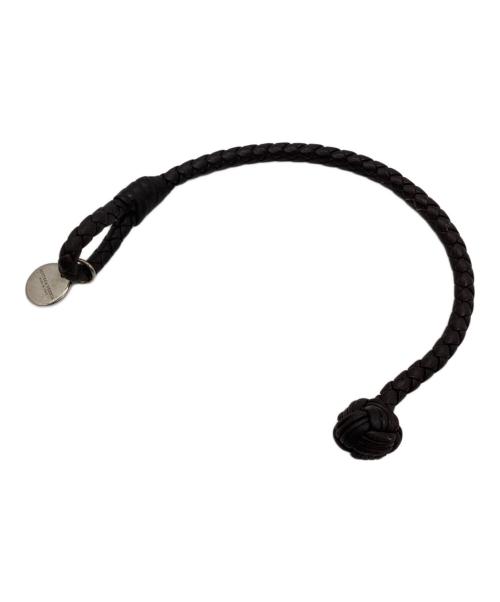 BOTTEGA VENETA（ボッテガベネタ）BOTTEGA VENETA (ボッテガベネタ) レザーブレスレット ブラウンの古着・服飾アイテム