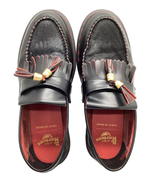 Dr.Martens（ドクターマーチン）Dr.Martens (ドクターマーチン) ローファー　YEAR OF DRAGON ブラック サイズ:UK9の古着・服飾アイテム