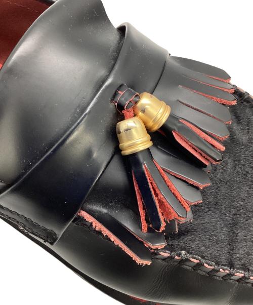 Dr.Martens（ドクターマーチン）Dr.Martens (ドクターマーチン) ローファー　YEAR OF DRAGON ブラック サイズ:UK9の古着・服飾アイテム